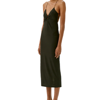 Robe décontractée pour femmes à la mode personnalisée Robes sexy à bandoulière et à lacets dans le dos