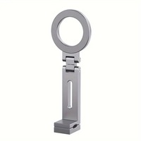 Nouveau support de téléphone et tablette universel magnétique en alliage d'aluminium pour voyage, rotation à 360 degrés, design pliable et portable