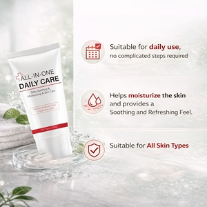 <span class=keywords><strong>Crème</strong></span> Visage Hydratante Réparatrice Éclaircissante à l'<span class=keywords><strong>Acide</strong></span> <span class=keywords><strong>Hyaluronique</strong></span>, Niacinamide et Centella Asiatica Marque Blanche - Product Image 6