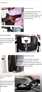 Günstiger Preis Manuelles Stehen Rollstuhl Stahlrohr rahmen Leicht gewicht gute Erfahrung hilfreich für Bein übungen-BZ-M-TH501 - Product Image 5