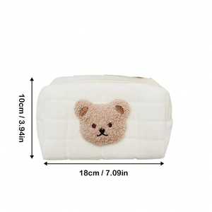 Mitong YT136 Wickeltasche Baby Windel-Organizer Faltbarer Samtstoff Baumwollseil-Tragetasche Bären-Windel-Aufbewahrungskorb - Product Image 5