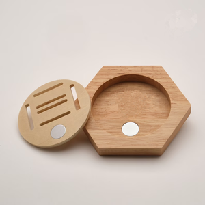 Présentoir mural présentoir à médailles en bois Puzzle porte-médailles en bois nid d'abeille présentoir à médailles en bois pour cadeaux de course - Product Image 5