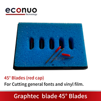 Lames de coupe pour traceur de vinyle, offre spéciale, 30,60,45 degrés, graphtec CB09 CE5000 CE6000