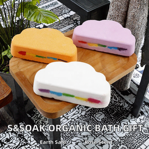 Bombas de Baño Efervescentes de Arcoíris, Luna y Nubes de Lujo, Hechas a Mano con Aceites Esenciales Naturales de Lavanda Hidratantes, Kit de Baño DIY - Product Image 6