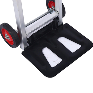 Chariot à main pliable en aluminium à deux roues, chariot de transport portable pour courses et bagages, chariot de déménagement réglable en hauteur OEM - Product Image 5