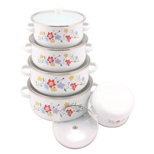 Ensemble d'ustensiles de cuisine pour casseroles, <span class=keywords><strong>en</strong></span> émail céramique, pour la cuisson des aliments, offre spéciale, 5 pièces, 673DG - Product Image 6