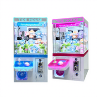 Macchina da Gioco Arcade Gru a Braccio con Luci e Sistema PA, in Plastica/Acrilico, 110/220V per Parchi Divertimento