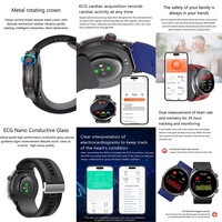 Nuevo Reloj Inteligente S26 AMOLED 2025, Monitor de Salud y Ejercicio en Tiempo Real, Resistente al Agua, ECG, Reloj Inteligente con NFC, Llamadas por Bluetooth, 2025