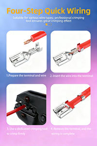 制造商定制电子2.8mm 4.8mm 6.3mm电缆带端子连接器线束 - Product Image 3