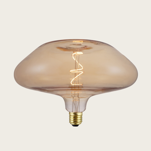 Bombilla LED retro Edison E27, 4W equivalente a 60W, forma irregular, adecuada para iluminación decorativa en patios <span class=keywords><strong>de</strong></span> restaurantes. - Product Image 3