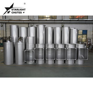 Goulotte à déchets série ECO - Porte coupe-feu en acier inoxydable avec moteur, solution de traitement des déchets de base pour l'habitat - Product Image 6