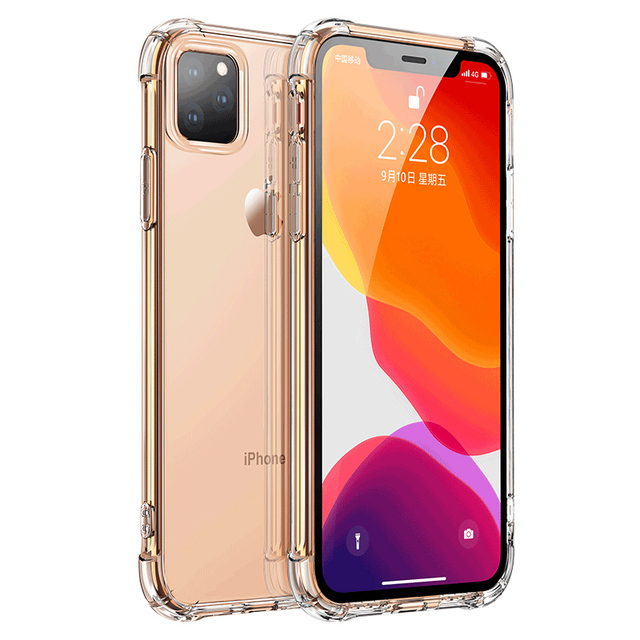 Factory Price TPU Mobile Phone Accessories Shockproof Phone case for iPhone 11/ 11pro/ 11pro Max