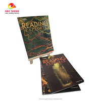 Libro de texto educativo de alta calidad con encuadernación perfecta, impresión offset, cubierta de cartón y papel offset