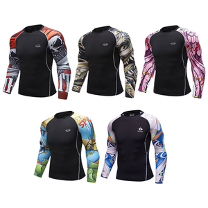 เสื้อรัดกล้ามเนื้อสำหรับผู้ชาย Cody Lundin พร้อมโลโก้แบบกำหนดเอง - ป้องกันแสง<span class=keywords><strong>แดด</strong></span> UPF50+ ระบายอากาศได้ดี แห้งเร็ว แขนยาว - Product Image 1