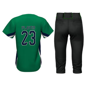 Uniformes de softbol personalizados para adultos, fabricados por un fabricante de alta calidad, conjuntos de uniformes de softbol transpirables personalizados para venta en línea. - Product Image 6