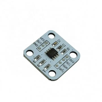 Enkoder magnetik AS5600 12-bit, modul Sensor pengukuran sudut induksi magnetik akurasi tinggi dengan keluaran standar