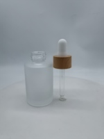 Transparant Mat 10Ml 30Ml 50Ml 10Ml Persdruppelaar Glazen Pipet Met Sproeikap Zijdeprint Matte Glazen Fles