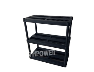 Heavy duty 36X18 inch 3 tire plastic shelf industrial storage rack shelf shelves