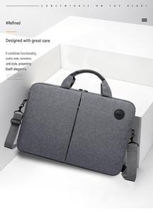 Customized <b>Computer</b> Shoulder Messenger Briefcase Meeting <b>Bag</b> Printed logo Information Business Handbag Polyester Laptop <b>Bag</b> - Product Image 6