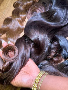 Extensiones de Cabello Natural Ondulado, Cabello Humano Filipino Sin Procesar, Cabello Camboyano - Product Image 6