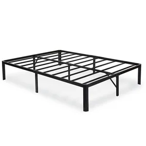 Full Size Base Platform Folding Twin Adjustable Frame Bads Metal Bed