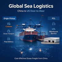Transitaire maritime 1688, Chine vers les États-Unis, agent logistique maritime fiable pour les conteneurs FCL et LCL