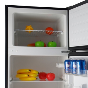 BCD-210L Hot Sale R600A Silver Stainless Steel Double Door Defrost Refrigerators Top Mount Fridge 210-Liter Capacity for S - Product Image 5