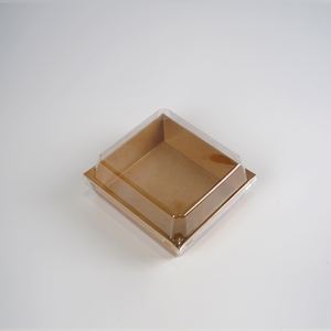 High Quality Custom Size and Printed logo <b>Dessert</b> Cake <b>Box</b> Plastic square <b>Desserts</b> Packaging <b>Box</b> Transparent with Pet Lids - Product Image 3