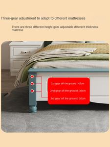 Cama Individual Moderna de Madera Maciza <span class=keywords><strong>para</strong></span> Niños, Cama Suave de 1.2 m <span class=keywords><strong>para</strong></span> <span class=keywords><strong>Adolescentes</strong></span>, <span class=keywords><strong>Niñas</strong></span> y Princesas - Product Image 6