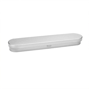 China ZheShang Bank Metal <b>Pen</b> Case Flip Top Gift <b>Box</b> Custom Logo Printing Single <b>Pen</b> Storage Business Gift Tin <b>Box</b> - Product Image 4