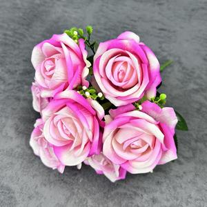 Fleurs artificielles décoratives en forme de rose pour mariage, Noël, remise de diplôme, Halloween, Nouvel An, Pâques - Product Image 3