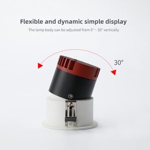 Đèn Chiếu <span class=keywords><strong>Led</strong></span> Âm Trần Hình Tròn 75Mm Cắt 7Watt 12Watt Chất Lượng Hàng Đầu Trần Tròn Trong Nhà - Product Image 3