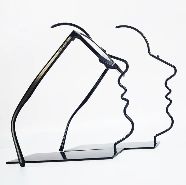 Cornice per occhiali in ferro battuto personalizzata arte astratta semplice