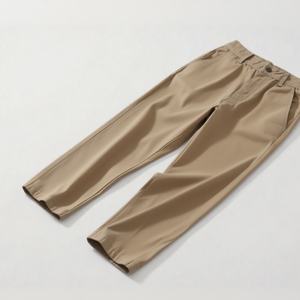 Men's Casual Chino Pants 100% Cotton Spring Stretch New Style OEM Trousers Flat Front Dress Chino Pants for <b>Boys</b> Washed Look - Product Image 5