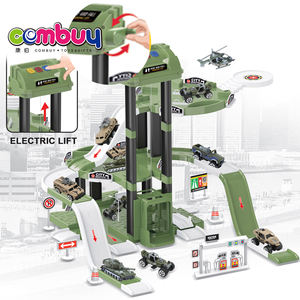 Jouet, style militaire, bricolage de voiture, en alliage, piste d'<span class=keywords><strong>avion</strong></span>, petit parking pour enfants, nouveauté - Product Image 1