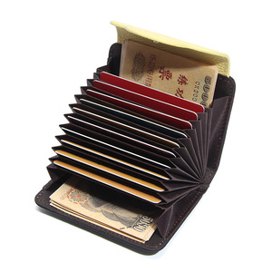 Cute Elephant Leather <b>Card</b> <b>Holder</b>, Japanese Style Color Block Bifold, OEM/ODM Custom Factory, Cute <b>Card</b> Case - Product Image 2