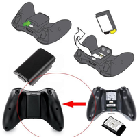 Lot de 2 coques de batterie pour Xbox 360, coque arrière de batterie pour Xbox 360, accessoires de jeu