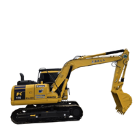 Excavatrice hydraulique Komatsu PC110-7 d'occasion, 11 tonnes, pour travaux de construction