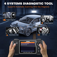 Scanner OBD2 ANCEL FX2000 avec étui de protection, outil de diagnostic 4 systèmes : moteur, ABS, SRS, transmission