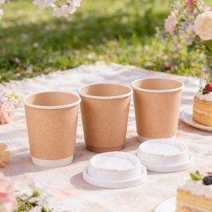 <span class=keywords><strong>Gobelet</strong></span> en papier <span class=keywords><strong>jetable</strong></span> personnalisé <span class=keywords><strong>rose</strong></span> pour café et thé au lait, épaissi, pour emballage commercial à emporter avec couvercle - Product Image 4