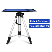 Support de rangement pour trépied en alliage d'aluminium avec support de projecteur à hauteur réglable pour un positionnement dynamique