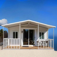 Casa Contenedor Expandible de Panel Sándwich de 20 pies, 2 Dormitorios, Baño Completo de 40 pies, para Escuelas, Hoteles, Centros Comerciales, Oficinas, Edificios Modernos, ISO9001