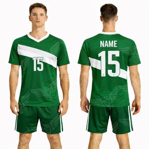 ชุดเสื้อฟุตบอลพิมพ์ลายตามสั่งปี 2026 กางเกงขาสั้นสีขาว คอวี ชุดยูนิฟอร์มฟุตบอล ปรับแต่งชื่อและหมายเลขได้ ผลิตจากโพลีเอสเตอร์ 100% แห้งเร็ว - Product Image 5