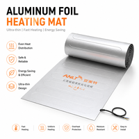 Alfombra Calefactora de Aluminio, Sistema de Calefacción Eléctrico por Suelo Radiante para Pisos Laminados y de Madera