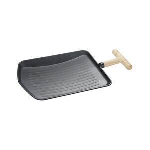 Poêle à griller rectangulaire Yuanfu antiadhésive avec rainures de drainage pour la cuisson en extérieur, nettoyage facile, qualité supérieure - Product Image 4
