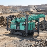 Foreuse de puits d'eau JUTOP à chenilles, alimentée au diesel, grande profondeur de forage 600m, avec pompe et moteur, et trépans de roche – Fabrication chinoise