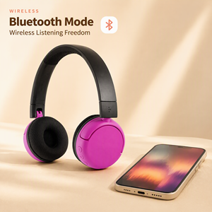 Casque Bluetooth ANC pour enfants aux couleurs tendance, casque sans fil léger à bandeau réglable avec son haute définition pour enfants Lea - Product Image 6
