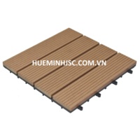 Plancher emboîtable pour extérieur, terrasse en composite WPC, dalles de terrasse extérieures 300*300mm, faciles à assembler, respectueuses de l'environnement