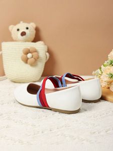 Chaussures plates pour enfants avec logo personnalisé, couleur unie, à lacets, pour bébé fille - Product Image 5