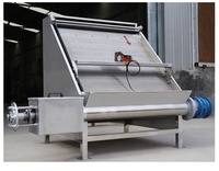 Fumier de poulet bouse de vache déchets animaux engrais organique Compost Machine séparateur humide et sec